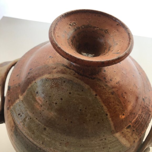 VINTAGE 70s STUDIO POTTERY LARGE SOUP TUREEN MCM - Picture 4 of 10